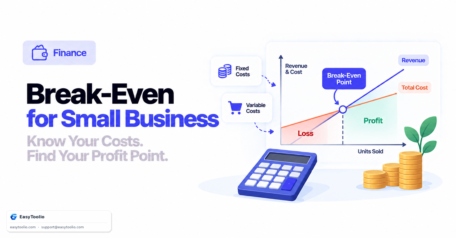 Break-Even Analysis for Small Businesses: Fixed Costs, Variable Costs & Margin