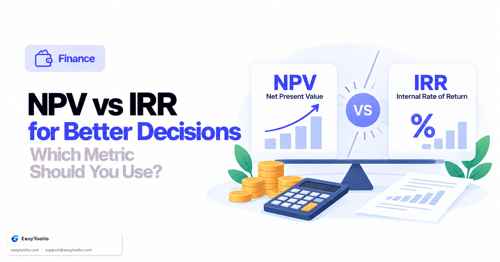 Net Present Value (NPV) vs Internal Rate of Return (IRR): Capital Budgeting Guide