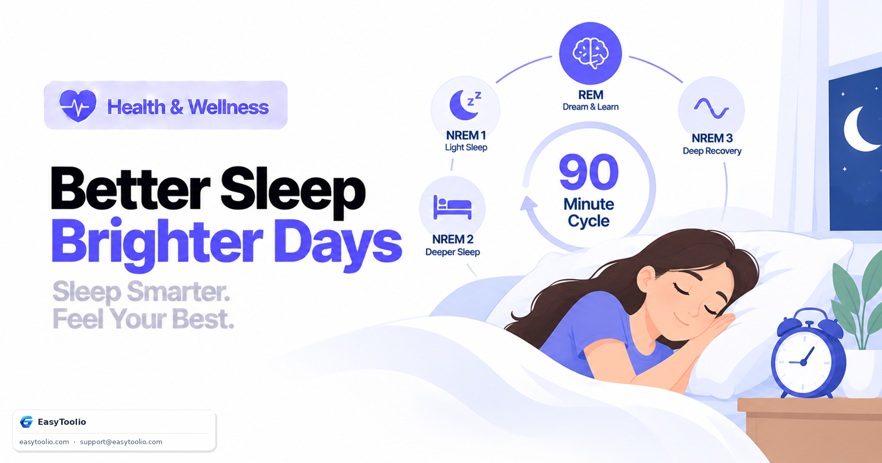 Sleep Cycles & REM Sleep Math: Best Bedtimes to Avoid Waking Up Tired
