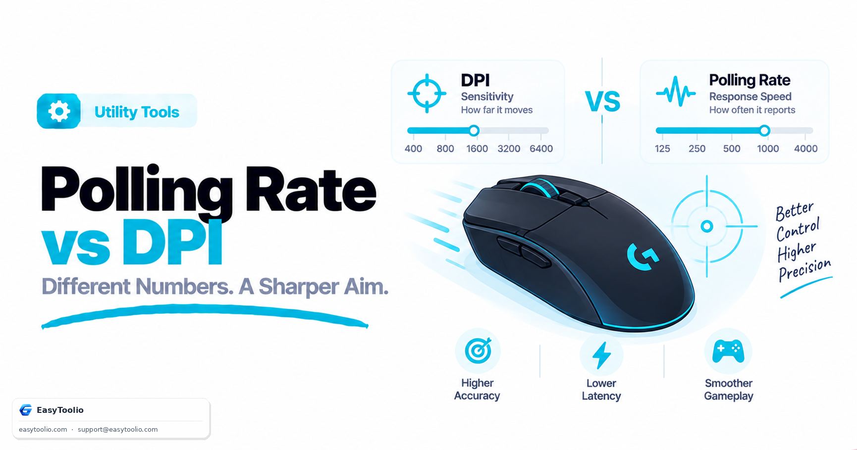 Mouse Polling Rate vs DPI: How Hertz and Sensitivity Impact Aim Precision