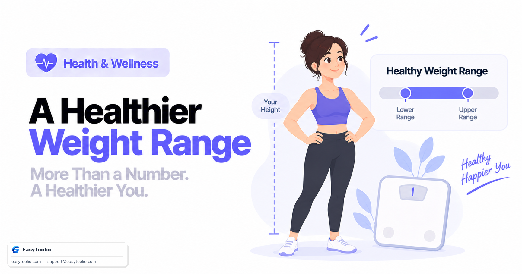 Healthy Weight Range Calculator: How Height-Based Ranges Differ From a Single Ideal Weight Number