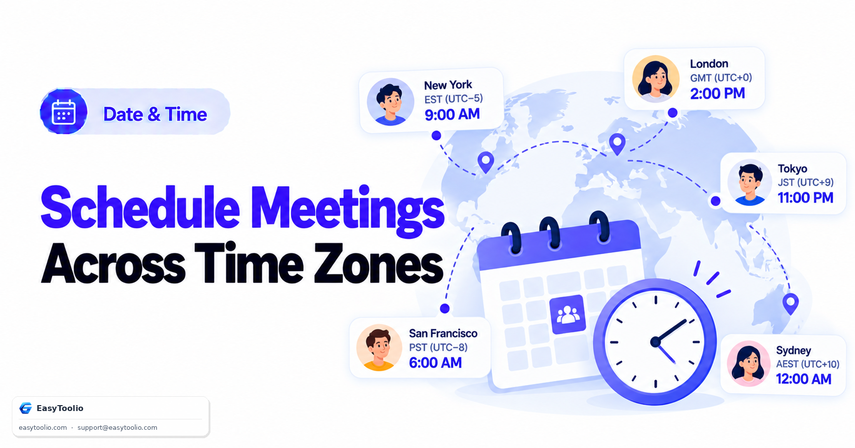 Time Zone Converter for Remote Teams: Scheduling Meetings Across UTC Offsets Without Errors