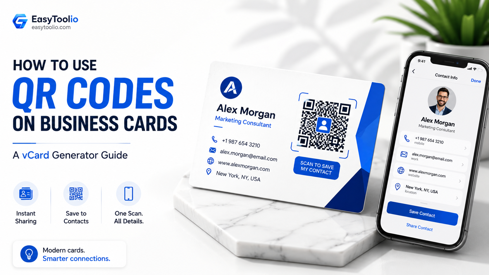 How to Use QR Codes on Business Cards: A vCard Generator Guide