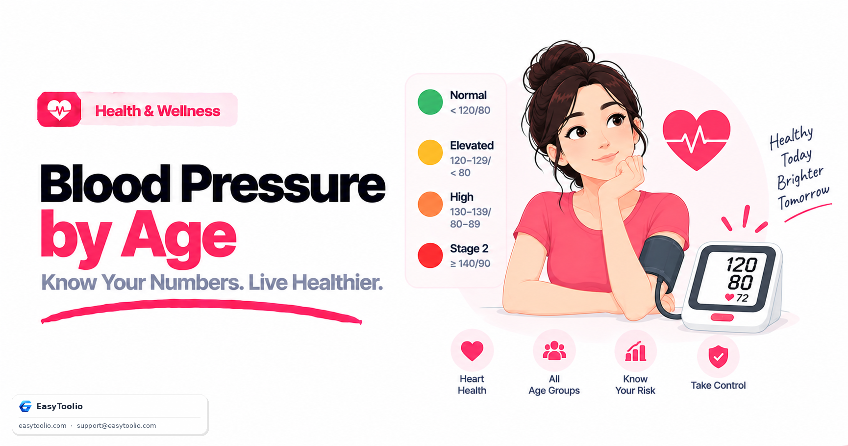 Blood Pressure Chart by Age: What Your Numbers Actually Mean