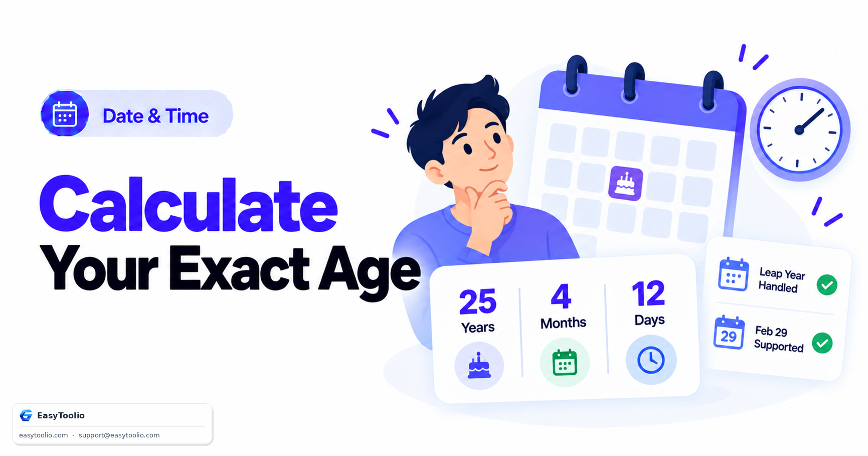How to Calculate Your Exact Age in Years, Months, and Days