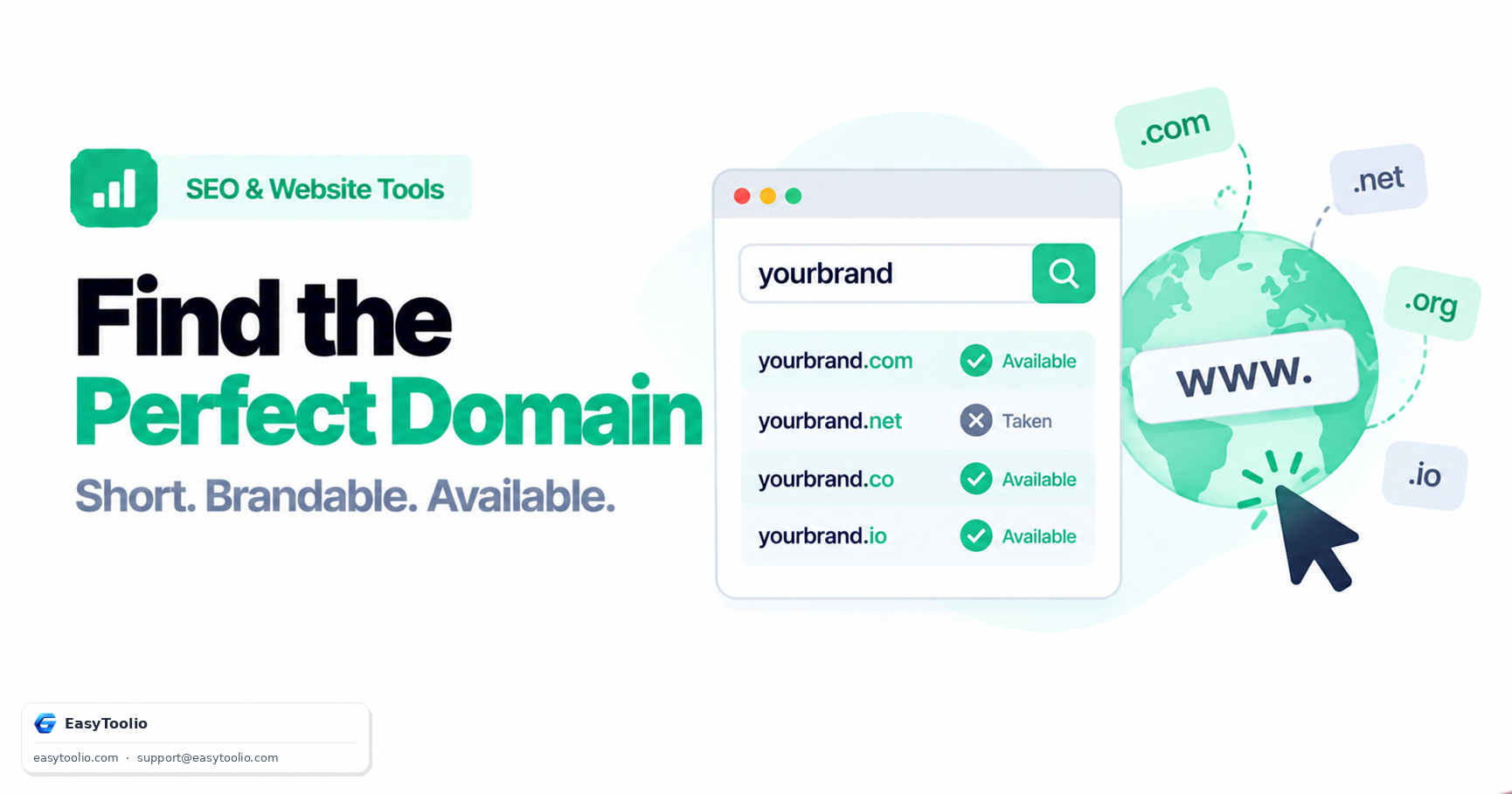 How to Choose a Brandable Domain Name (and Check It's Actually Available)