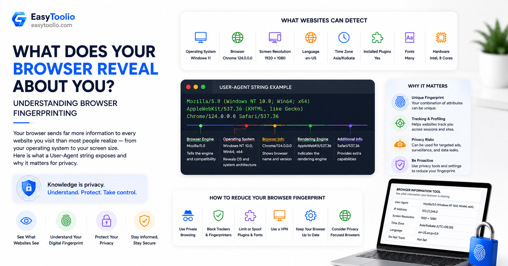 What Does Your Browser Reveal About You? Understanding Browser Fingerprinting