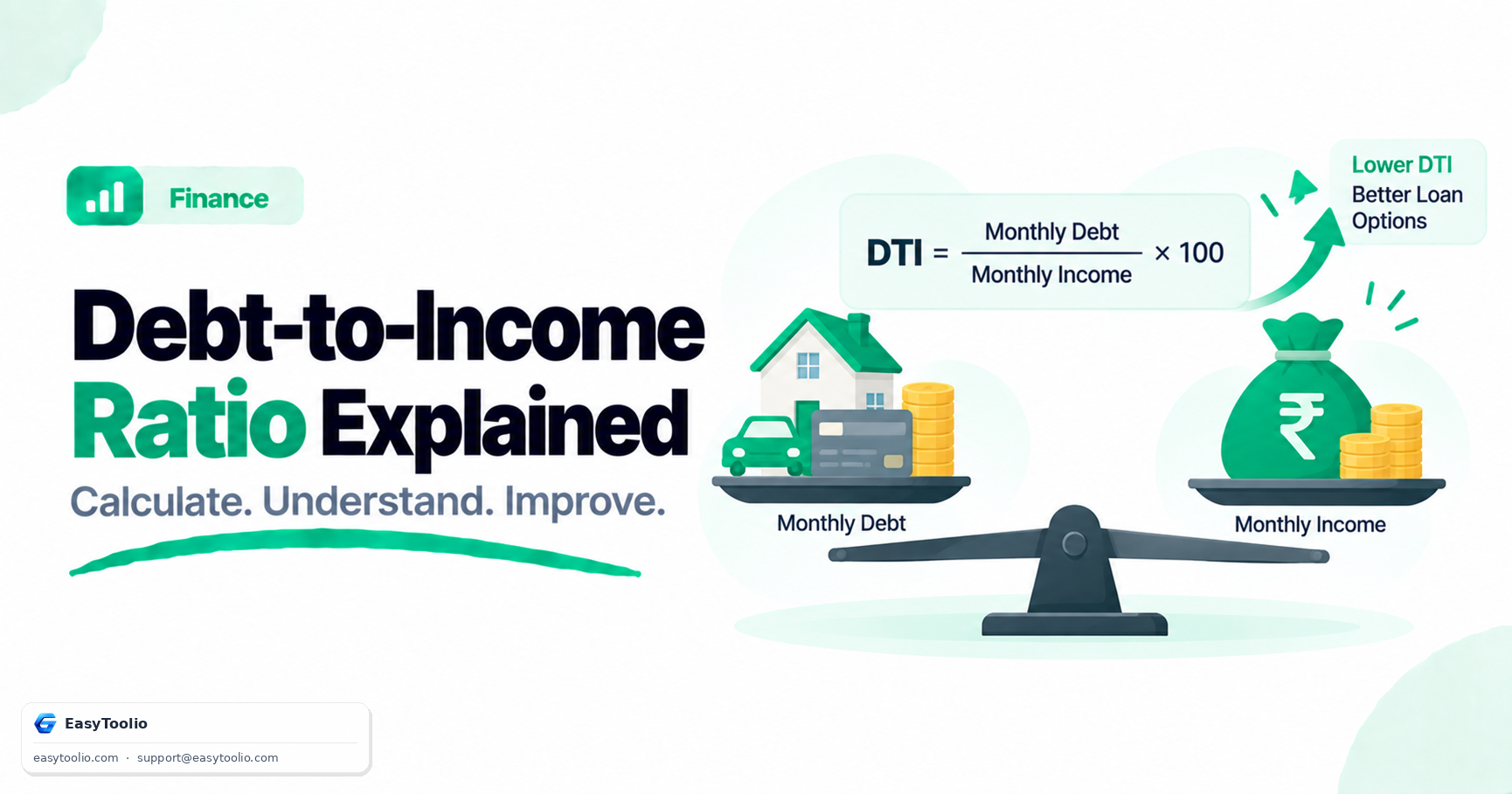 What Is a Good Debt-to-Income Ratio? How to Calculate and Improve It