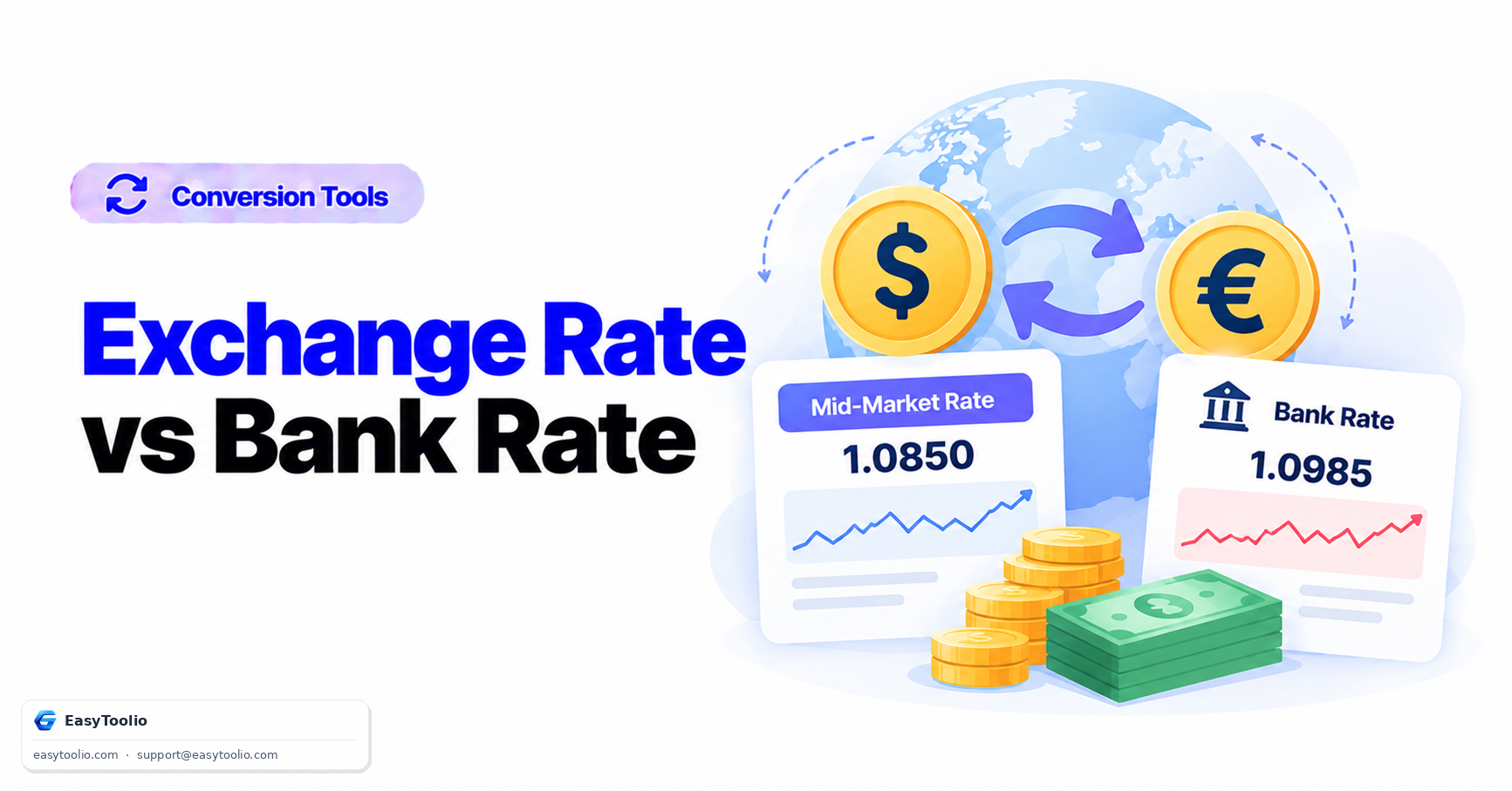 Currency Converter Explained: Mid-Market Rate vs What Your Bank Actually Charges You