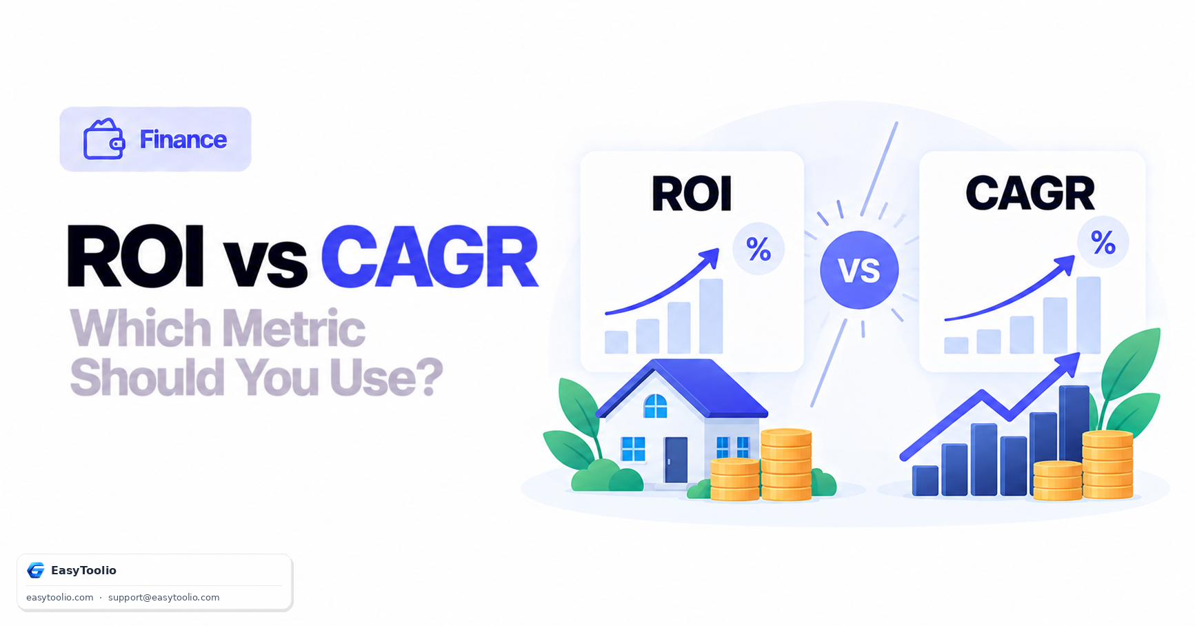 ROI vs CAGR: Which Metric Should You Use for Real Estate & Stocks?