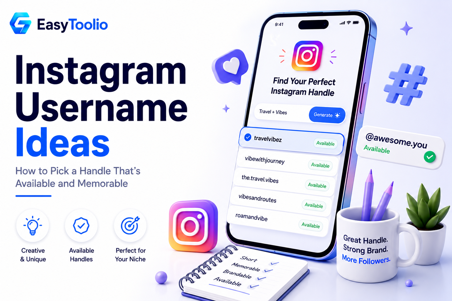 Instagram Username Ideas: How to Pick a Handle That's Available and Memorable