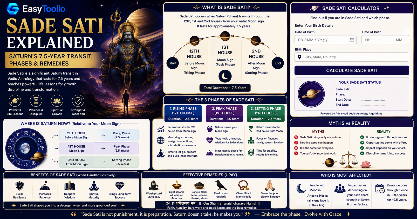 Sade Sati Explained: What Saturn's 7.5-Year Transit Really Means for You