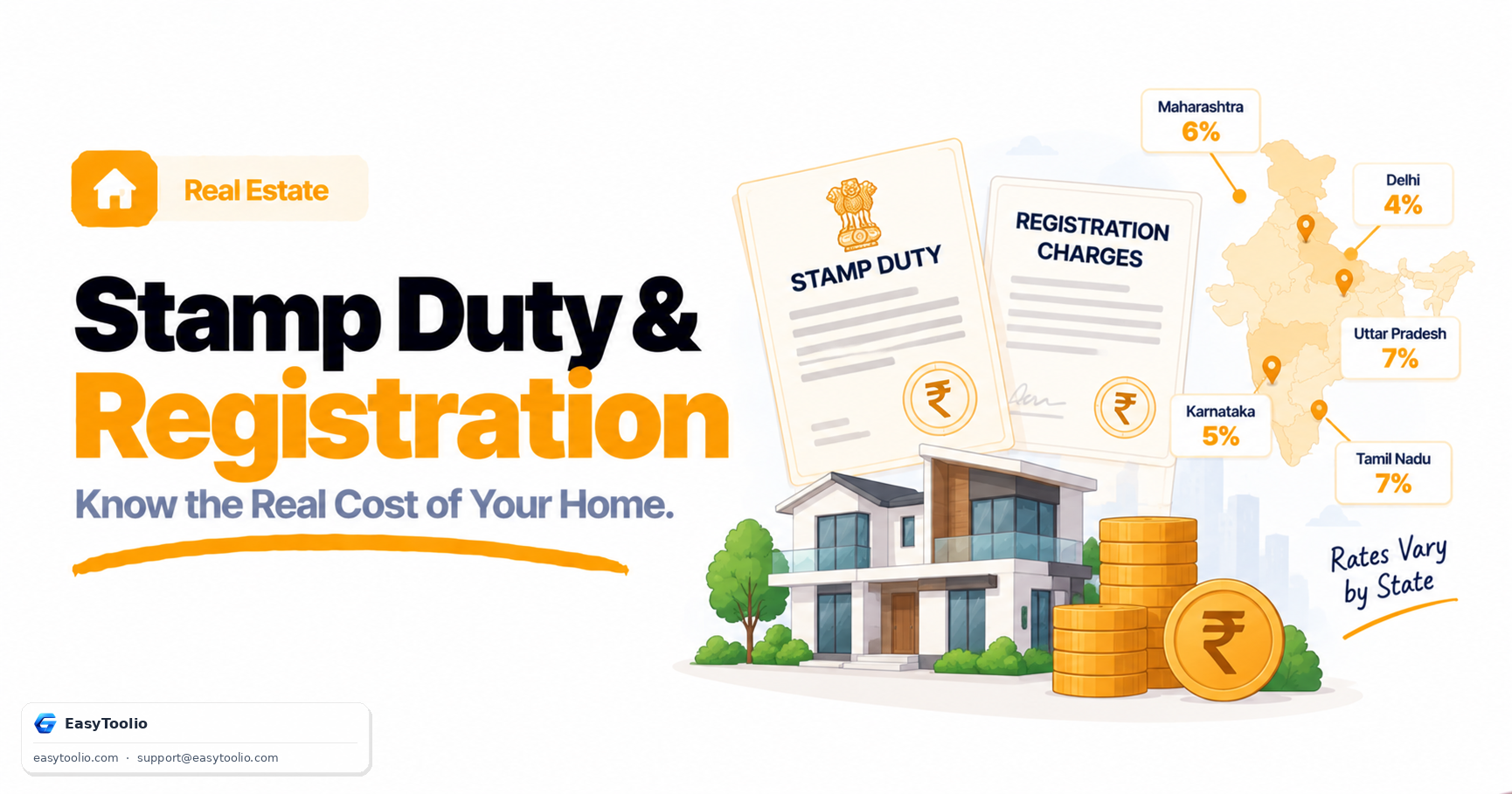 Stamp Duty and Registration Charges Explained: A State-Wise Guide for Home Buyers