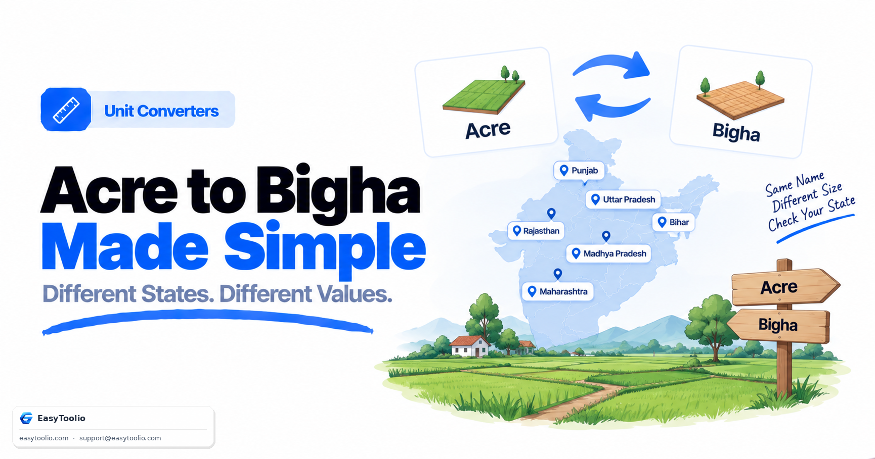Acre to Bigha Converter: Understanding India's Regional Land Measurement Units