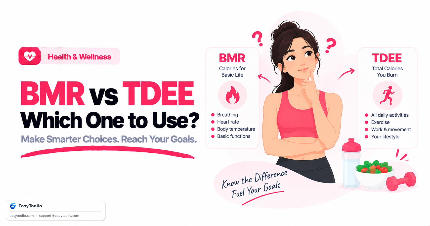 BMR vs TDEE: Which Calorie Number Should You Actually Use to Lose Weight?
