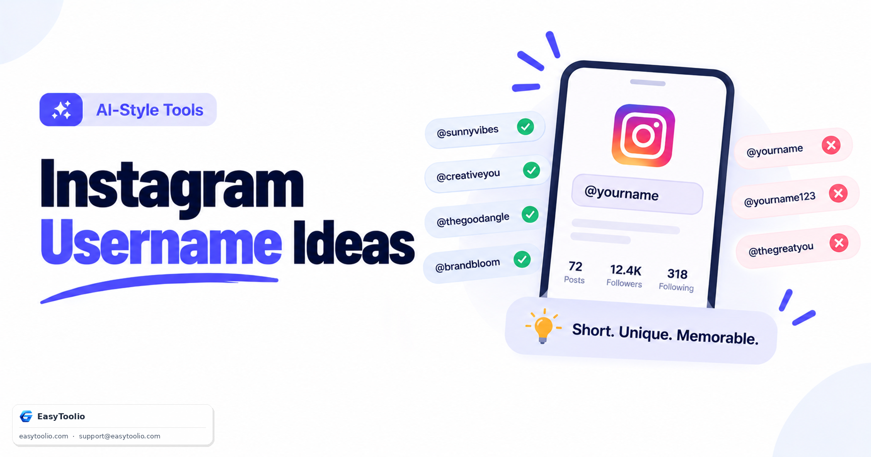 Instagram Username Ideas: How to Pick a Handle That's Available and Memorable
