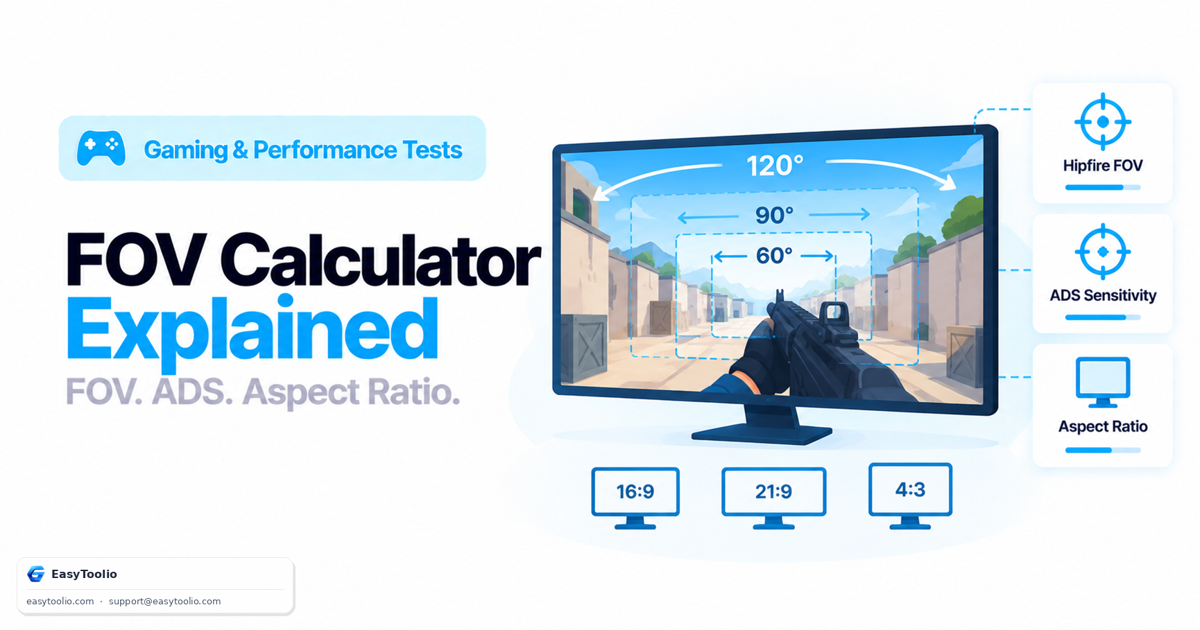 FOV Calculator Explained: Field of View, ADS Sensitivity & Aspect Ratio Scaling