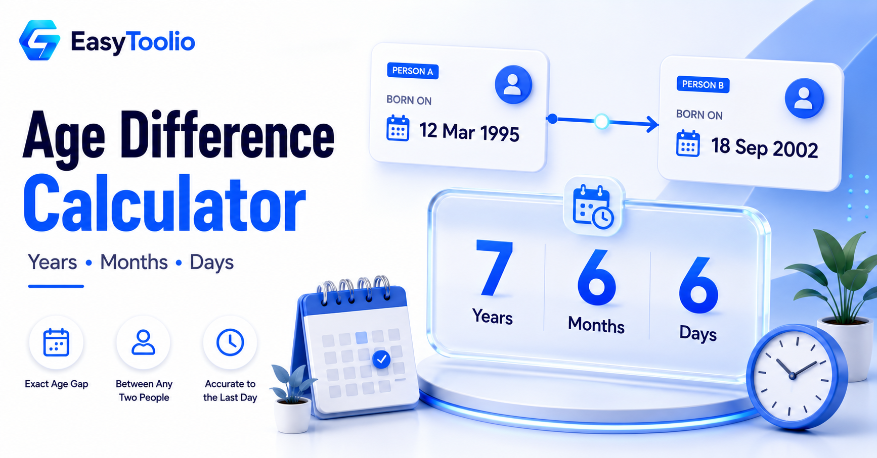 Age Difference Calculator: How to Find the Exact Gap Between Two Birth Dates