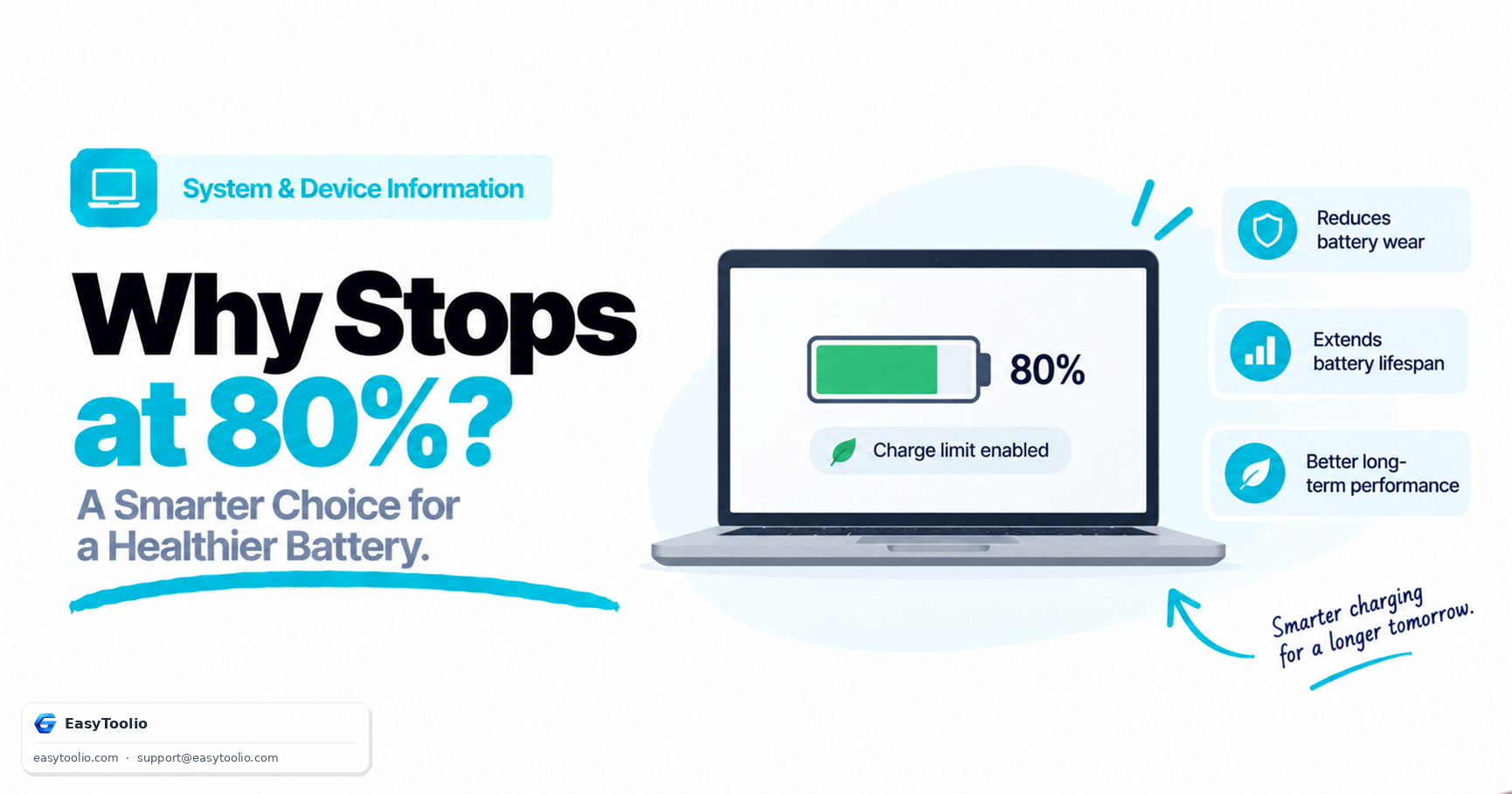 Why Does My Laptop Stop Charging at 80%? Battery Charge Threshold Limiting Explained
